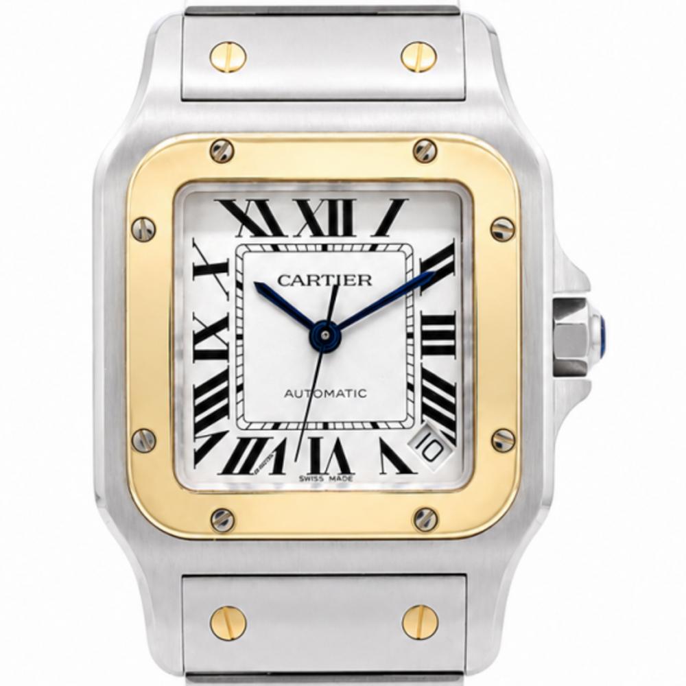 Santos de Cartier Galbée Medium 32mm W20099C4 Two-Tone Watch